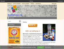 Tablet Screenshot of kefirshop.nl